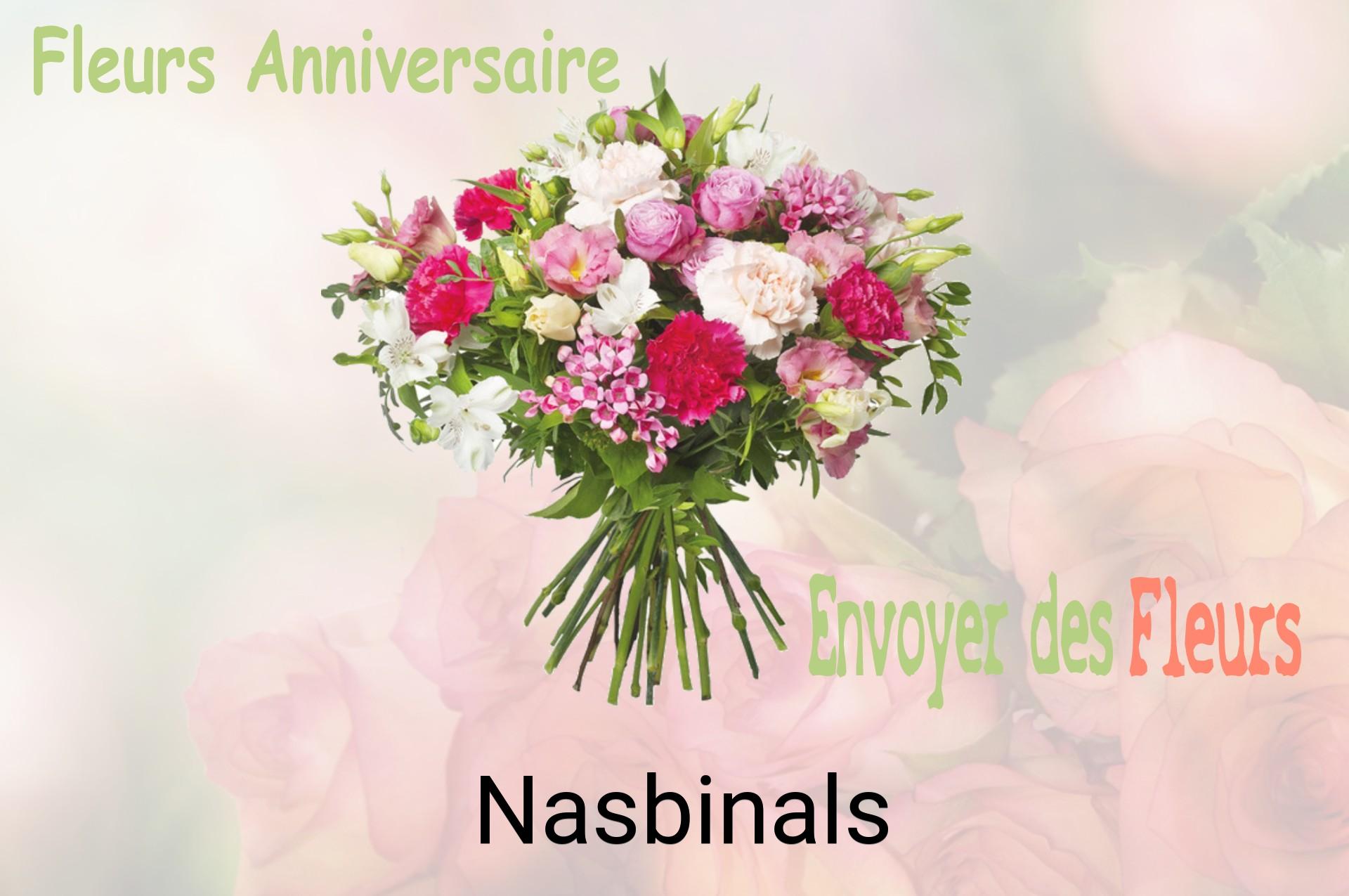 Bouquet de fleurs d’anniversaire livré à Nasbinals